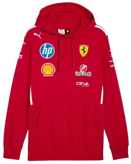 Ferrari Team Hoodie Dark Cherry MEN