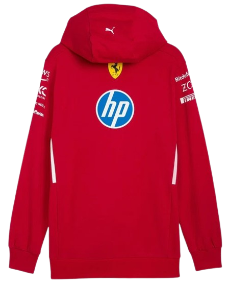 Ferrari Team Hoodie Dark Cherry MEN