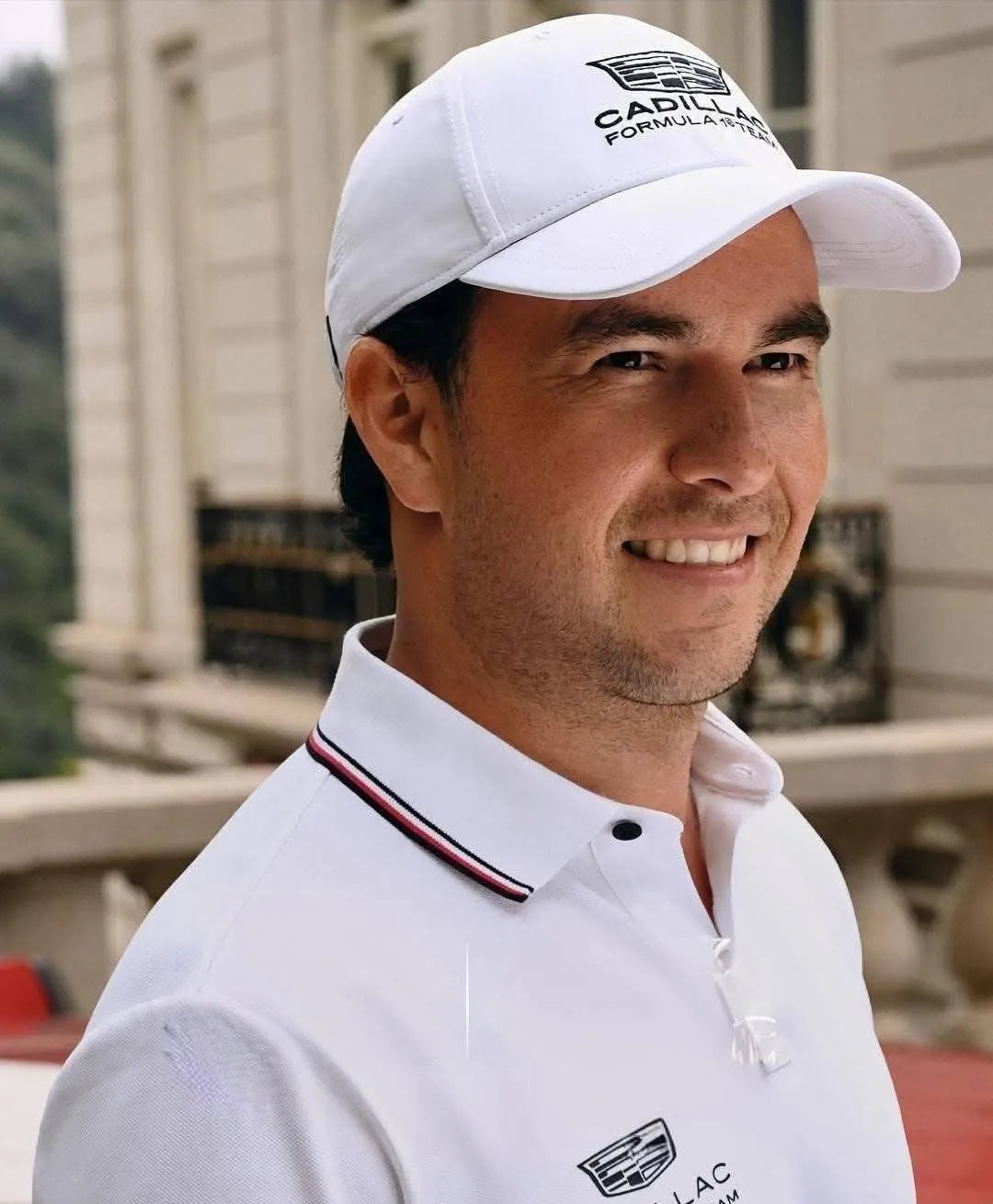 Gorra Checo Pérez Cadillac x Tommy Hilfiger 2026 Blanca
