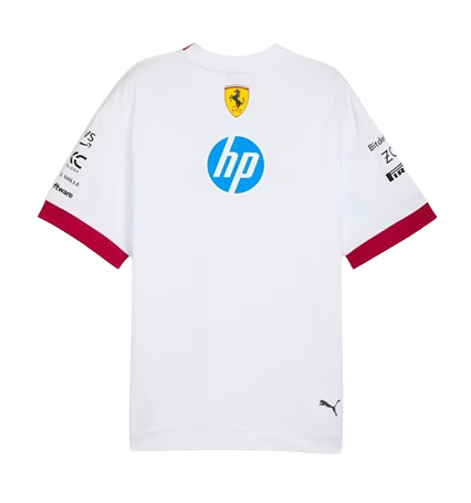 Ferrari Remera SF Drivers Blanca