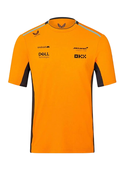 Mclaren F1 MENS TEAM REPLICA SET UP T-SHIRT-PAPAYA
