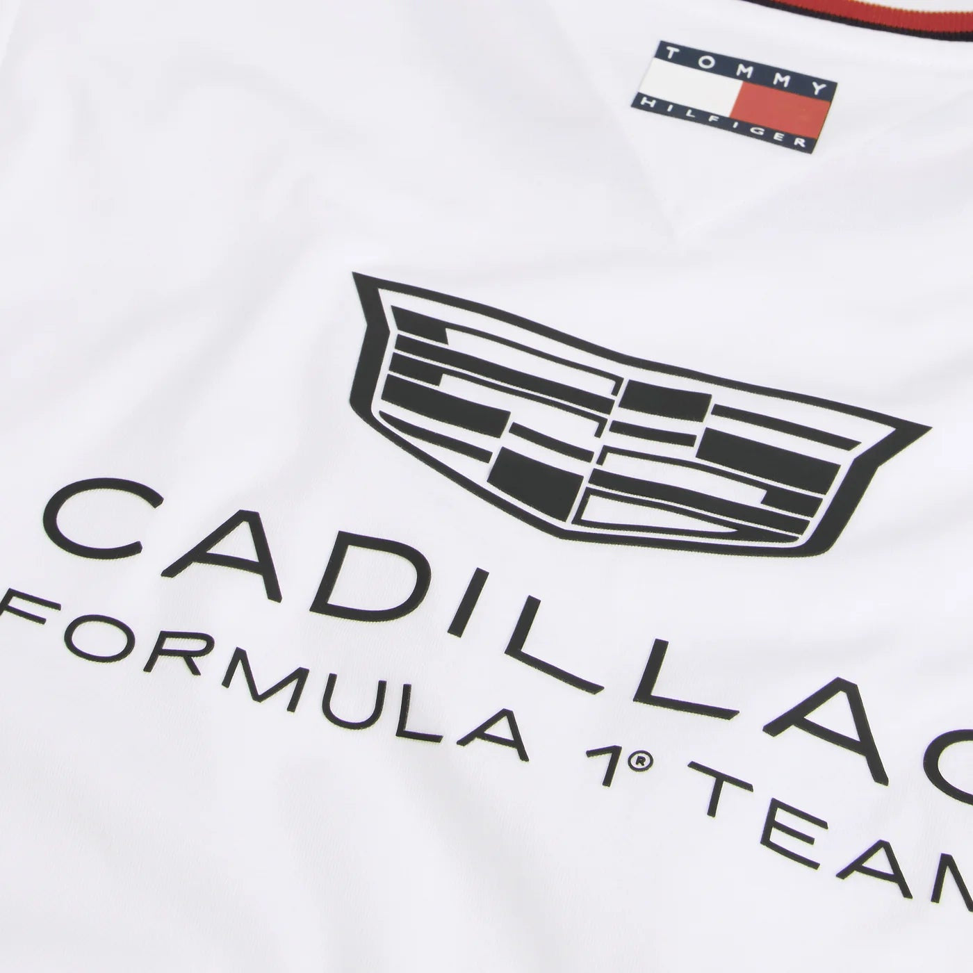 Playera Cropped Mujer Cadillac F1™ 2026 Blanco