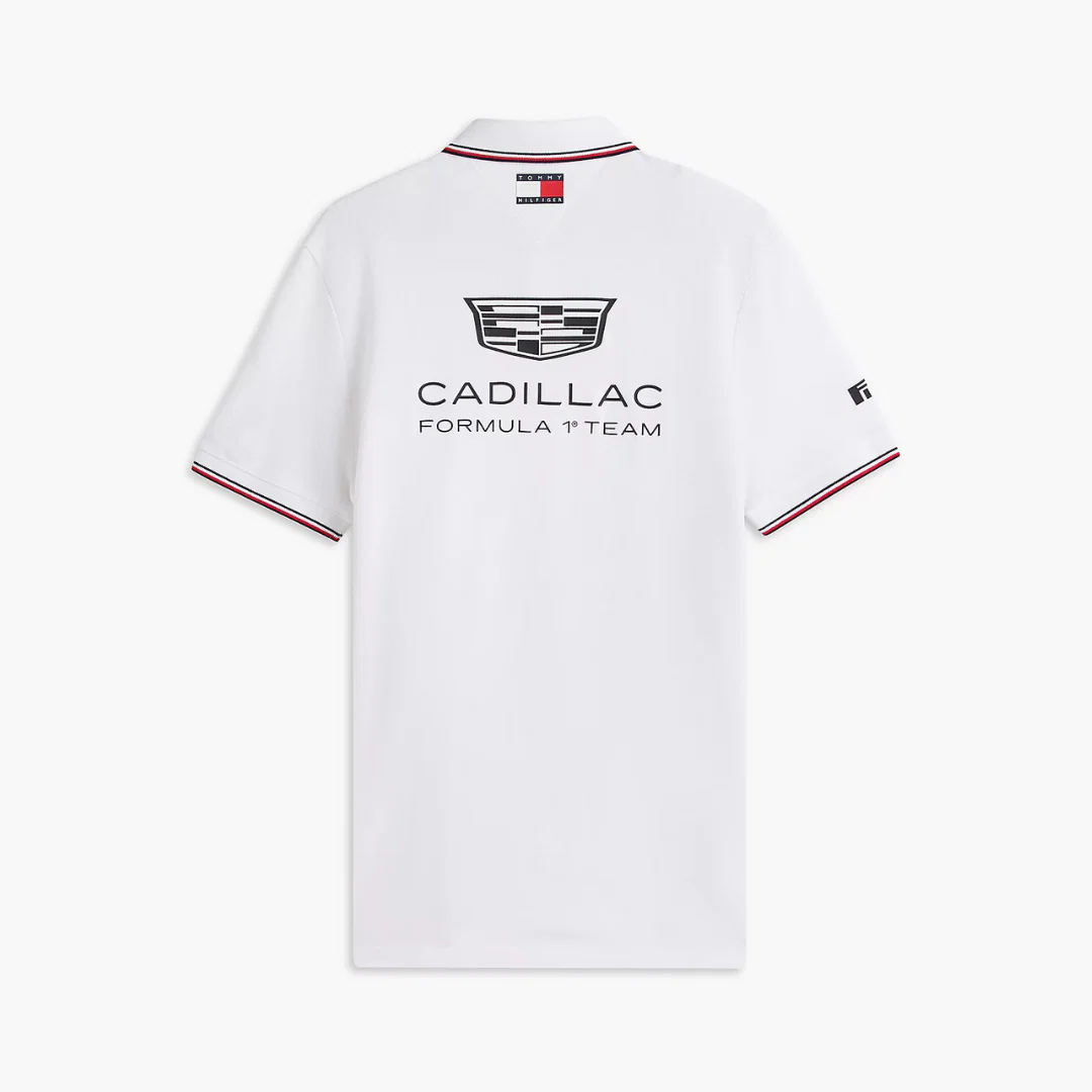 Cadillac F1 x Tommy Hilfiger Replica Polo Blanca
