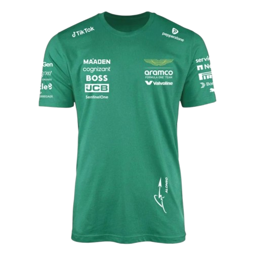 Aston Martin F1 RP ALONSO TEAM TEE VERDE