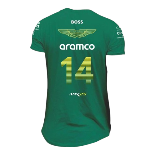 Aston Martin F1 RP ALONSO TEAM TEE VERDE