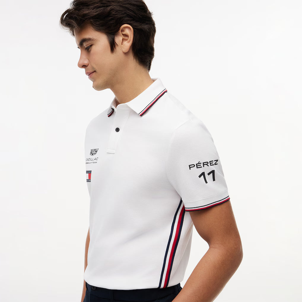 Polo Sergio Pérez Cadillac F1 Team Driver 11 - Blanco